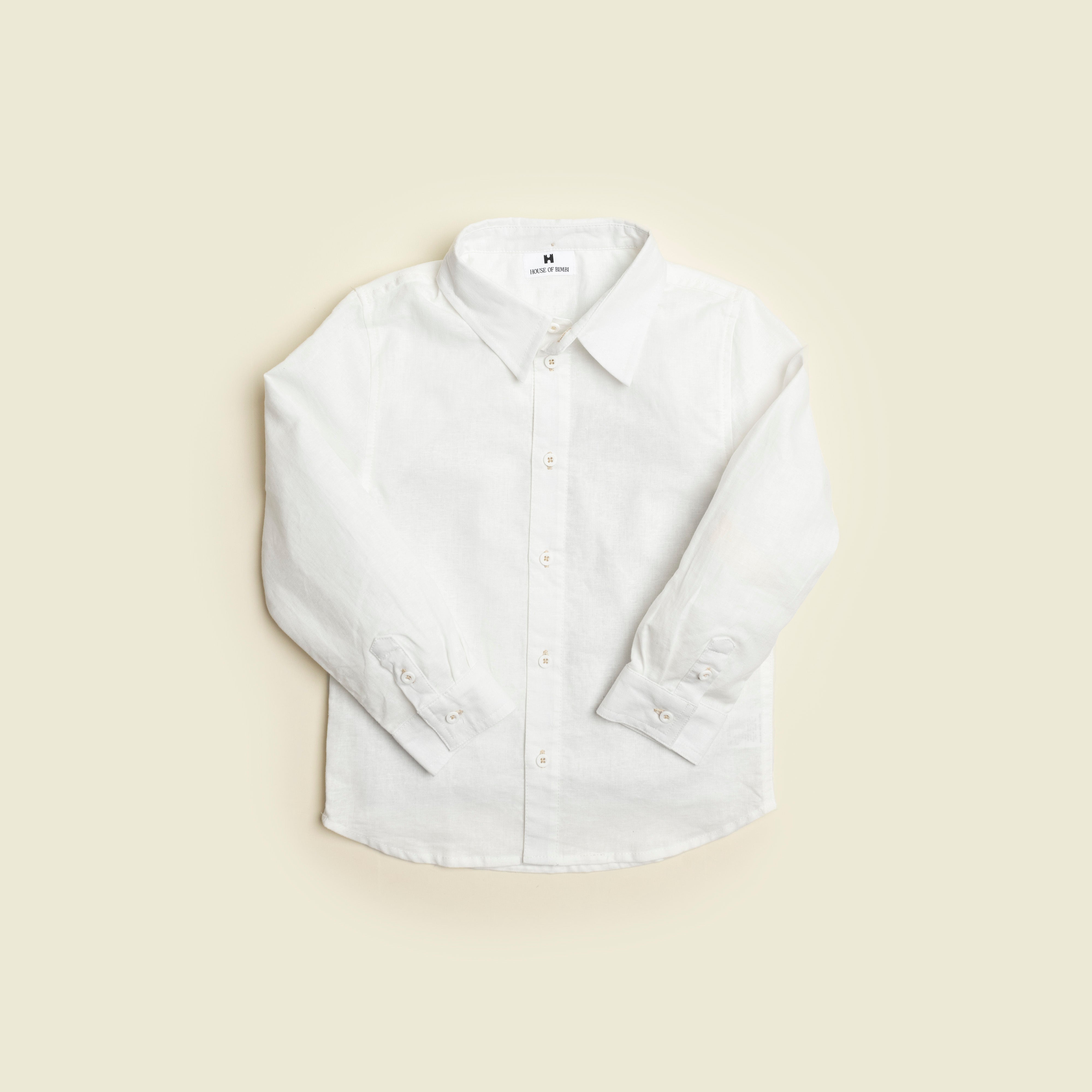Kids Classic Button Up Shirt Front