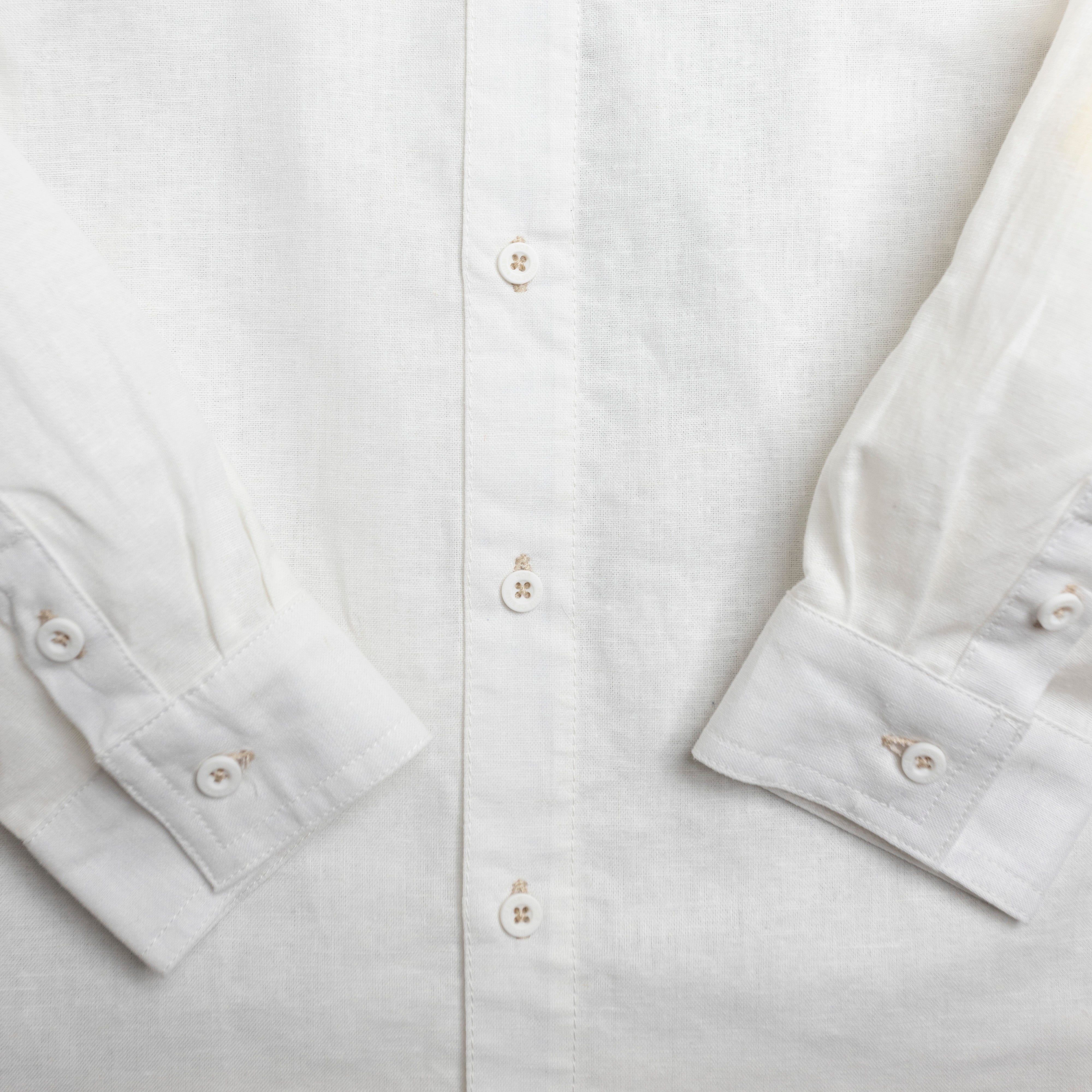 Kids Classic Button Up Shirt Close up