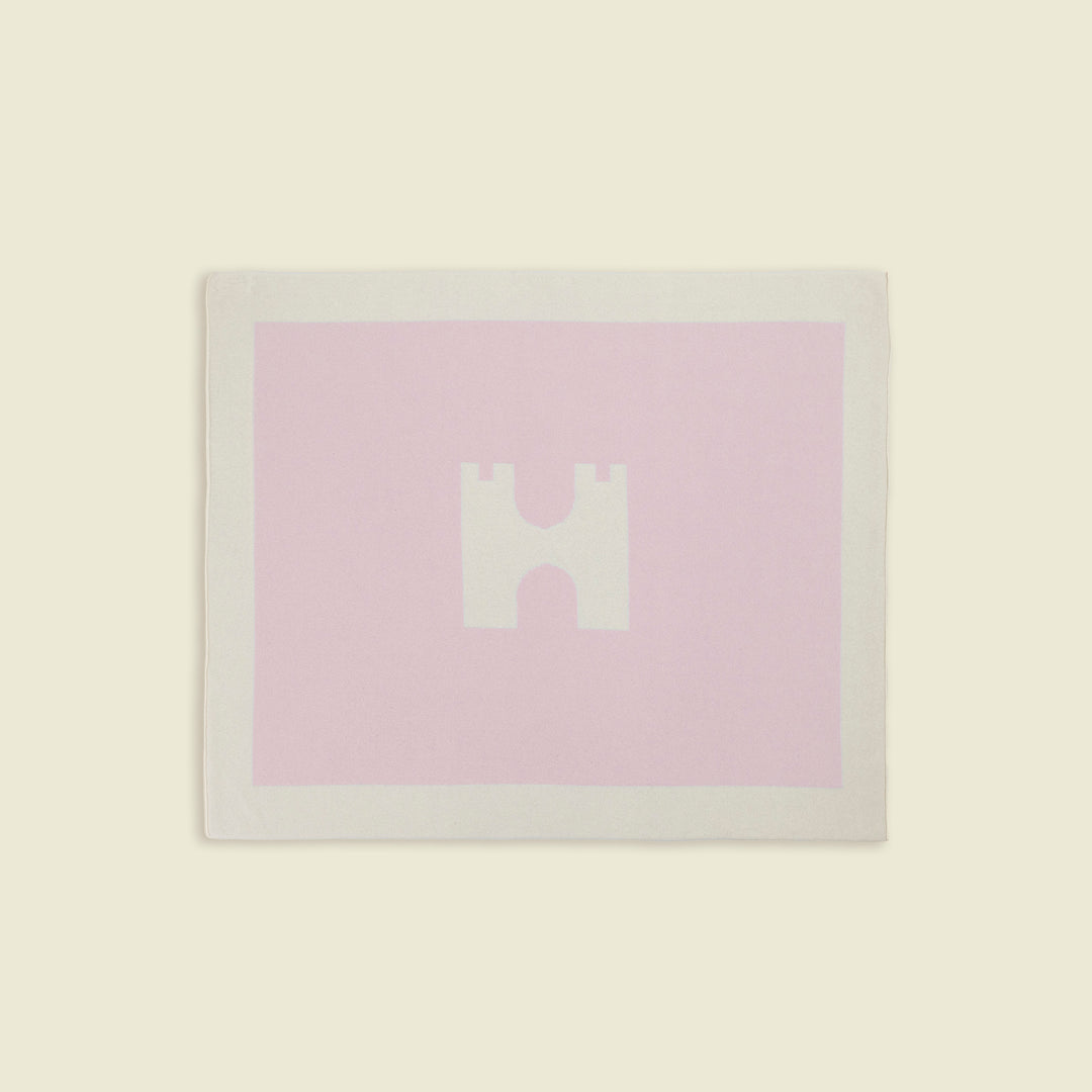 Cashmere Castle Blanket Pink Top 2