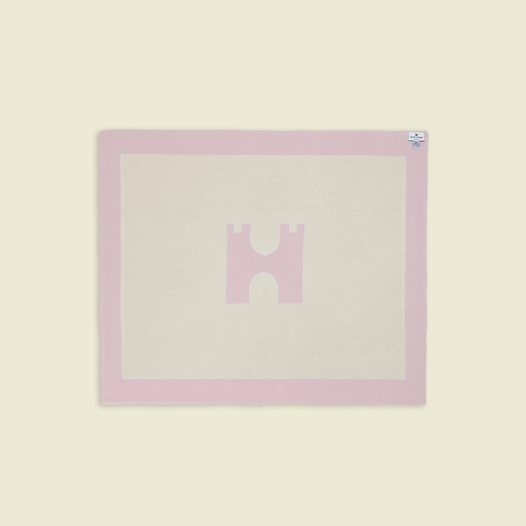 Cashmere Castle Blanket Pink Top