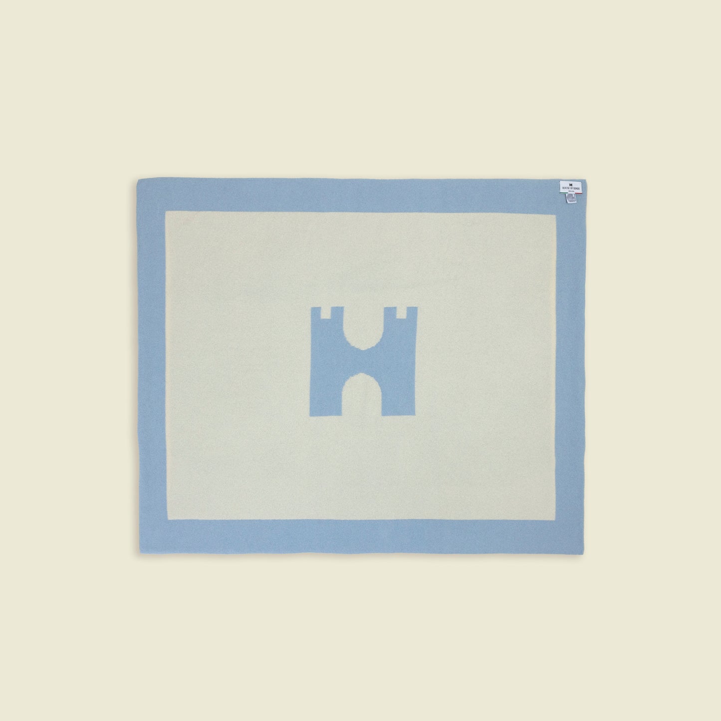 Cashmere Castle Blanket Blue Top 2