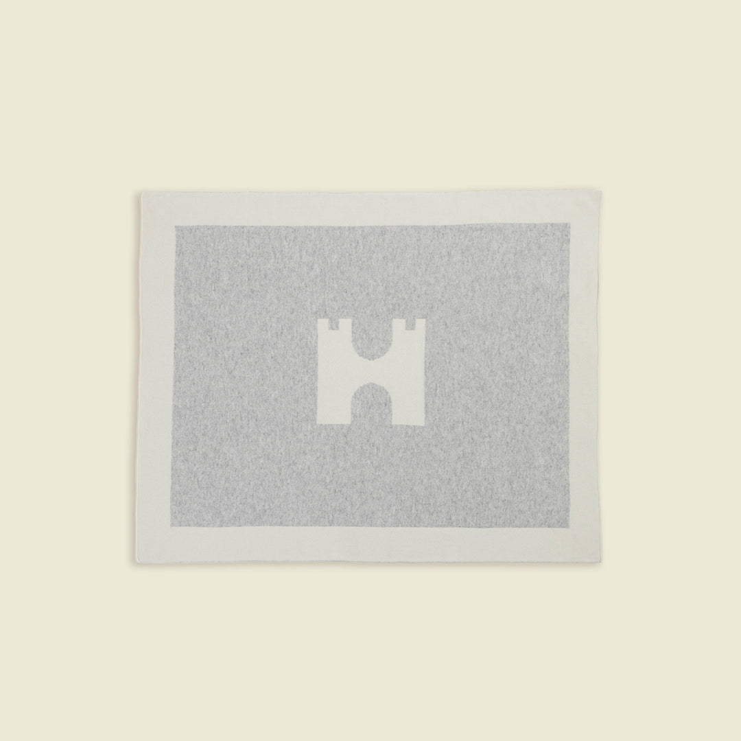 Cashmere Castle Blanket Grey Top