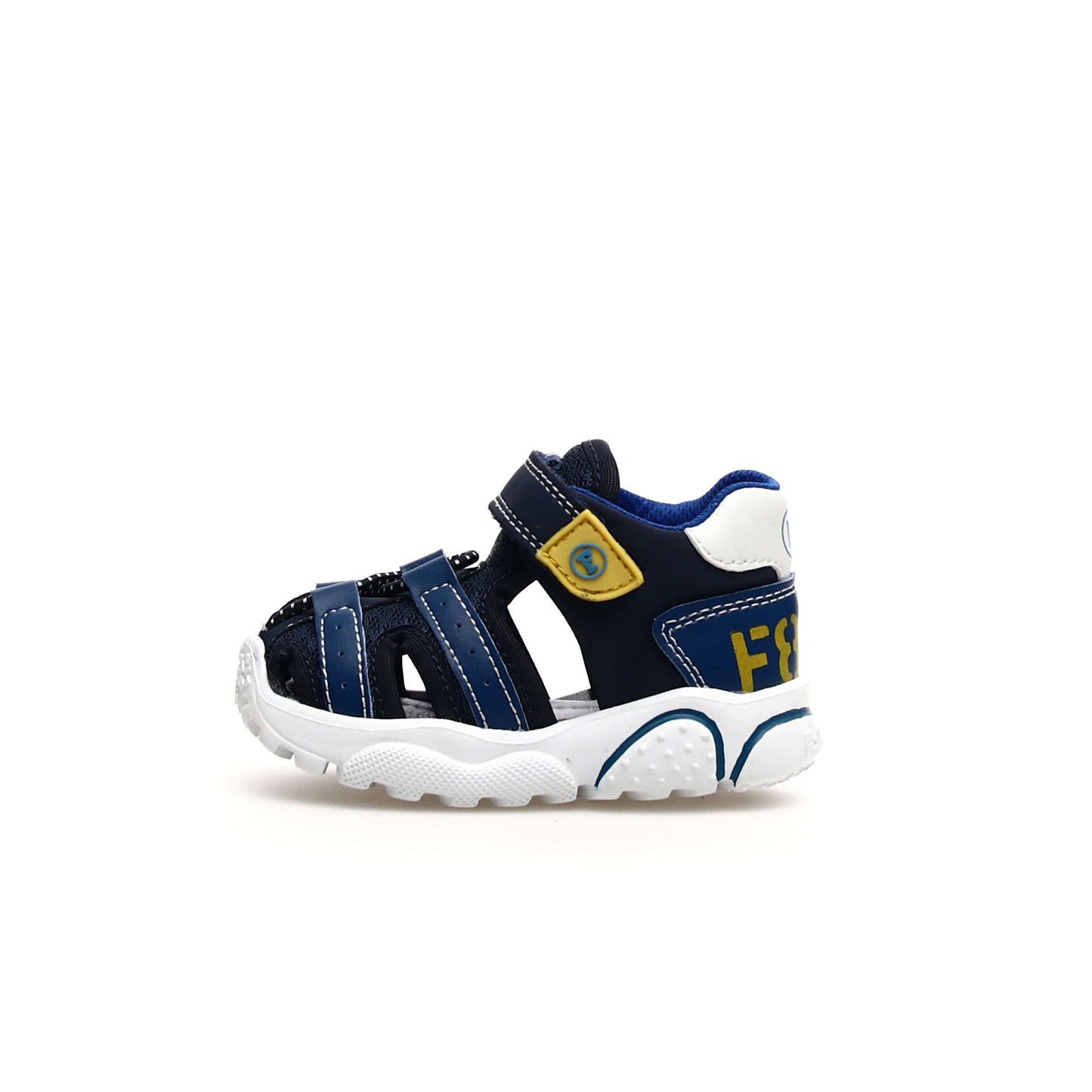 Boys Blue Sandals in Eco Nabuk Side 2