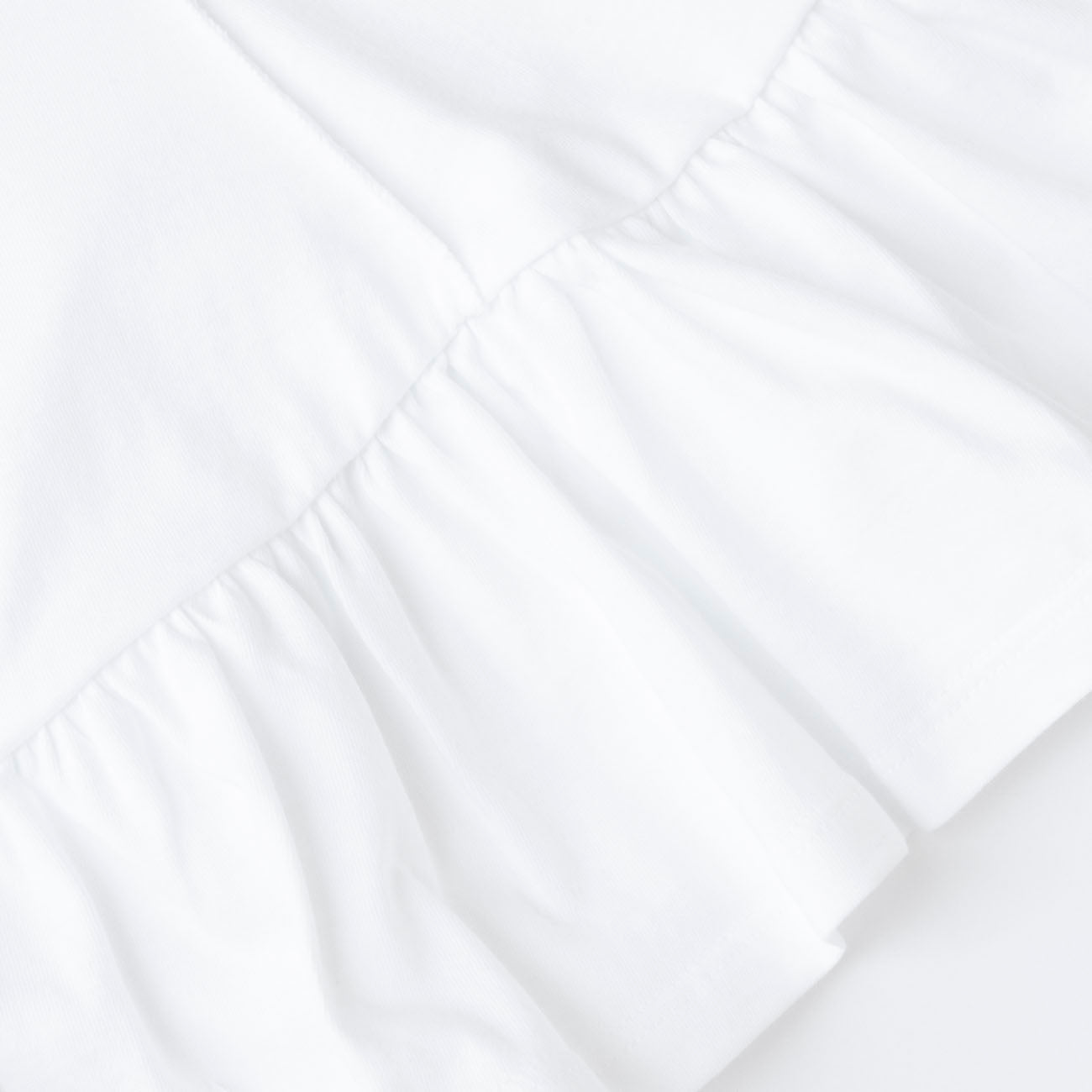 girls frill top short sleeve