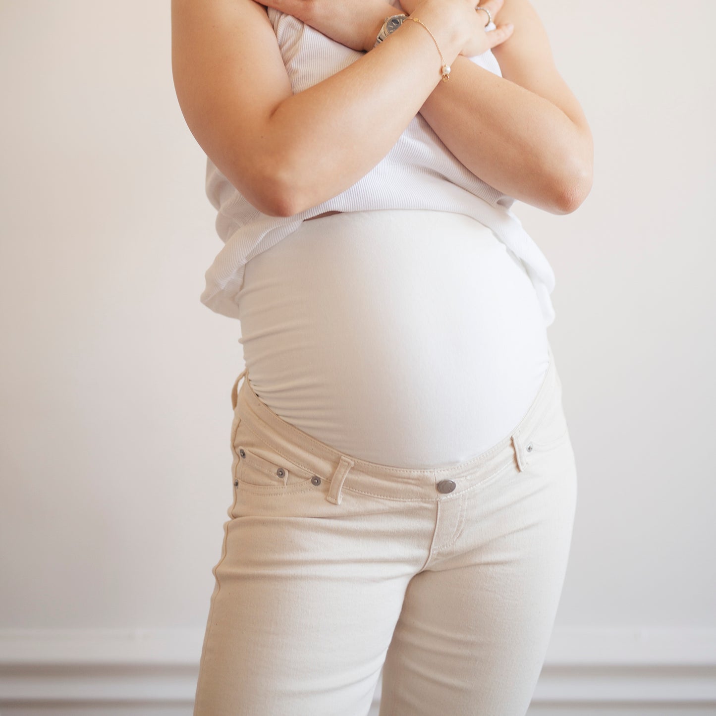 Comfy maternity jeans