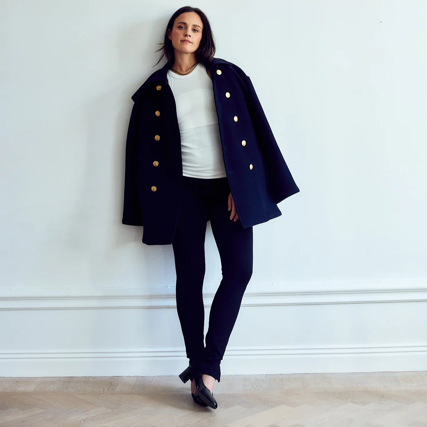 White breast feeding top