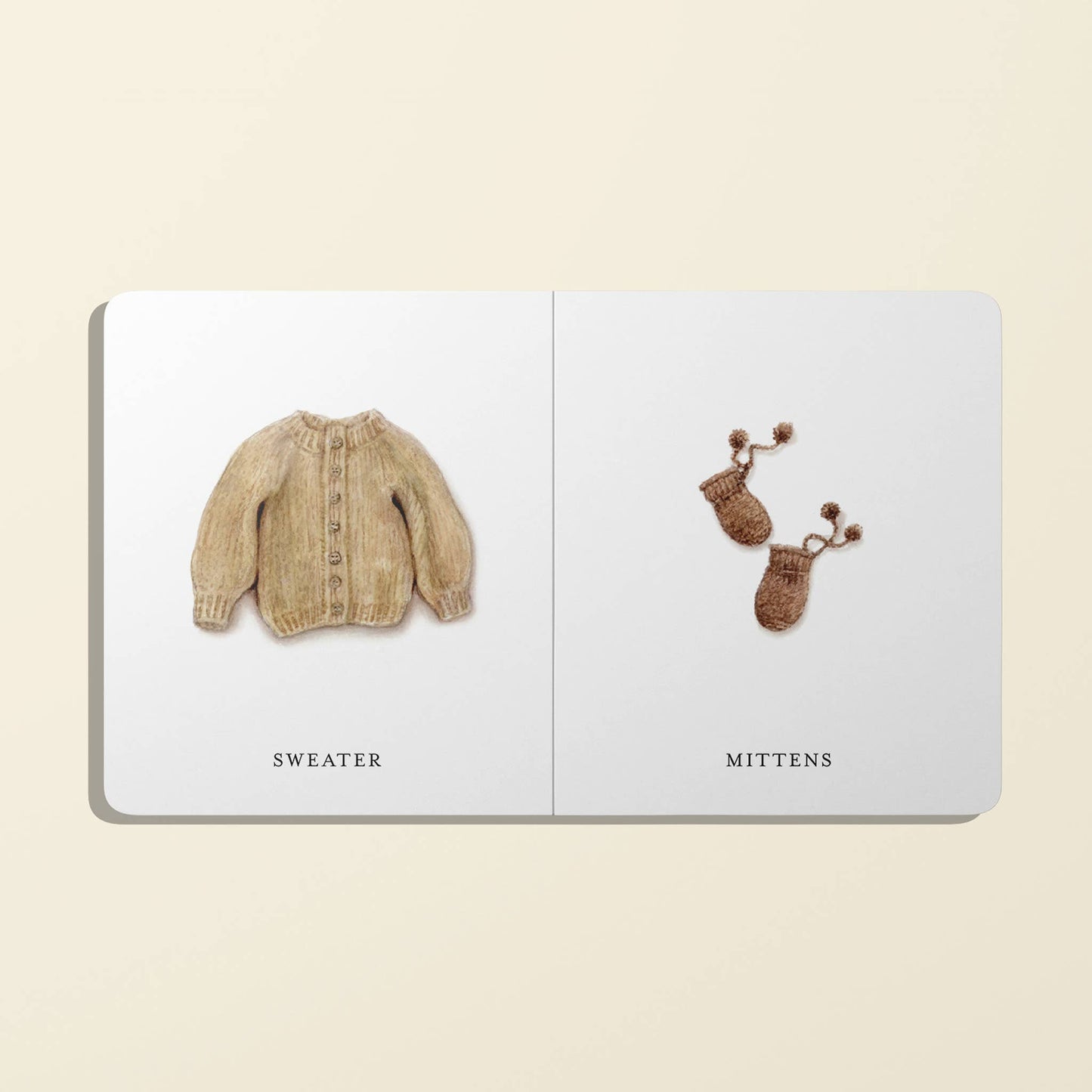 Hard cover baby book set