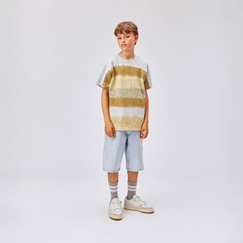 Shop The Look - Denim Shorts + Tie-Dye T-Shirt