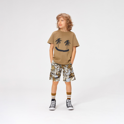 Shop The Look - Boy Shorts + T-shirt in Oak