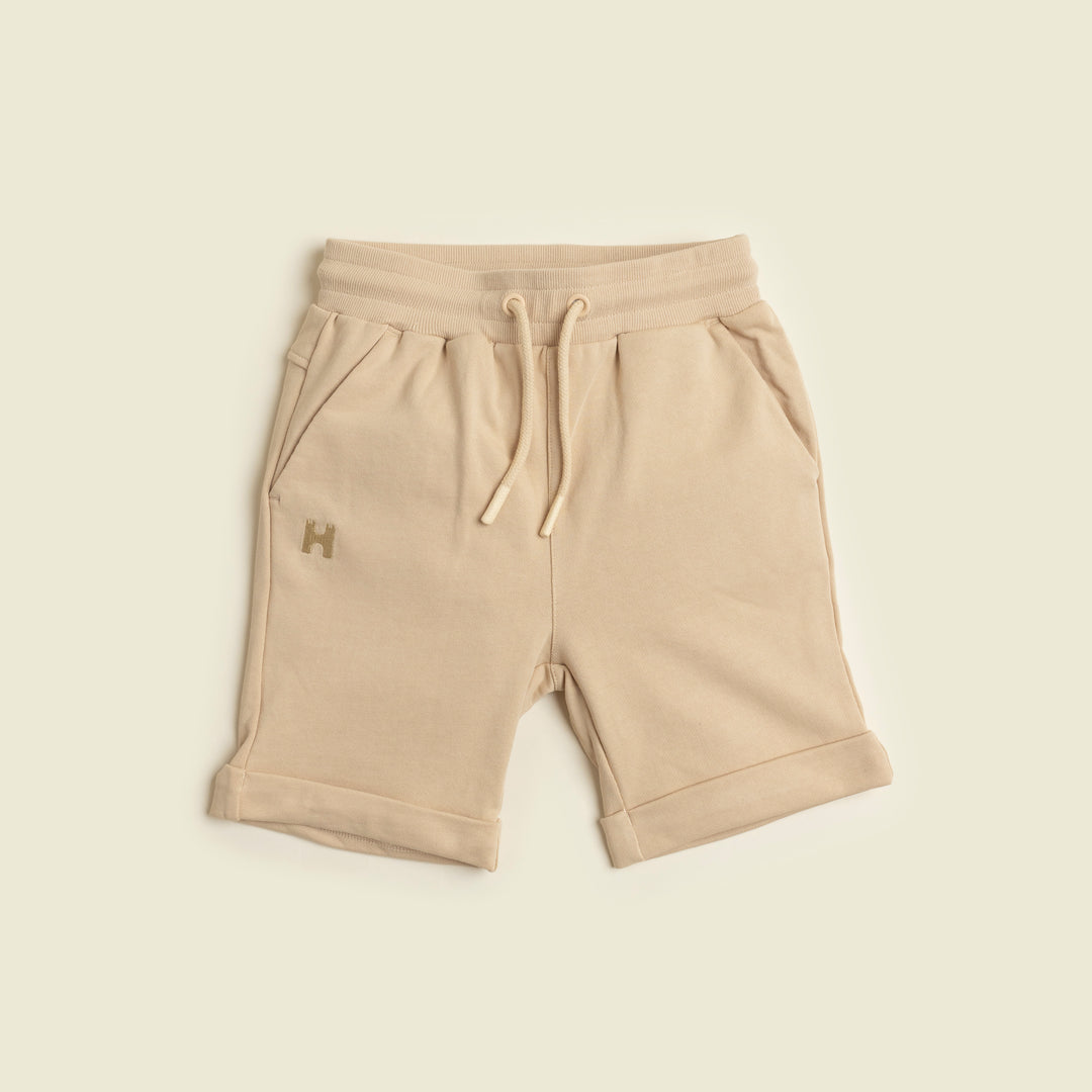 Kids Sweat Shorts Fawn Front