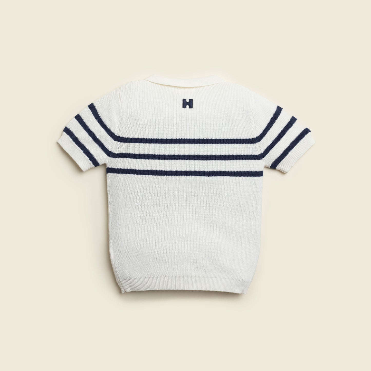 Kids Knitted Polo Back