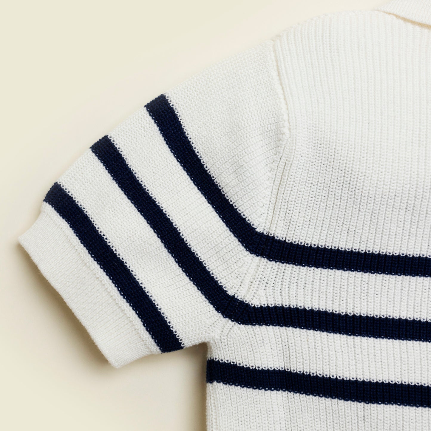 Kids Knitted Polo Side