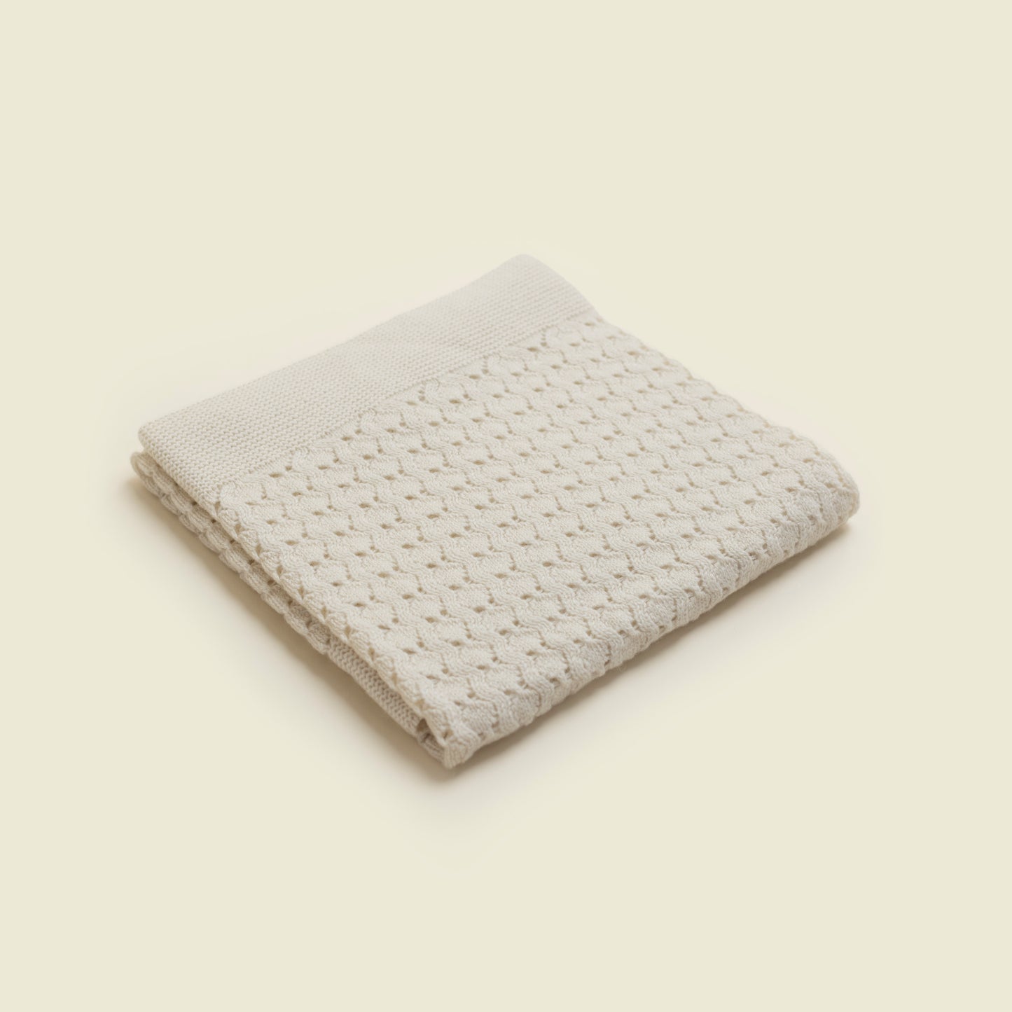 Cashmere Crochet Stitch Baby Blanket Knit F