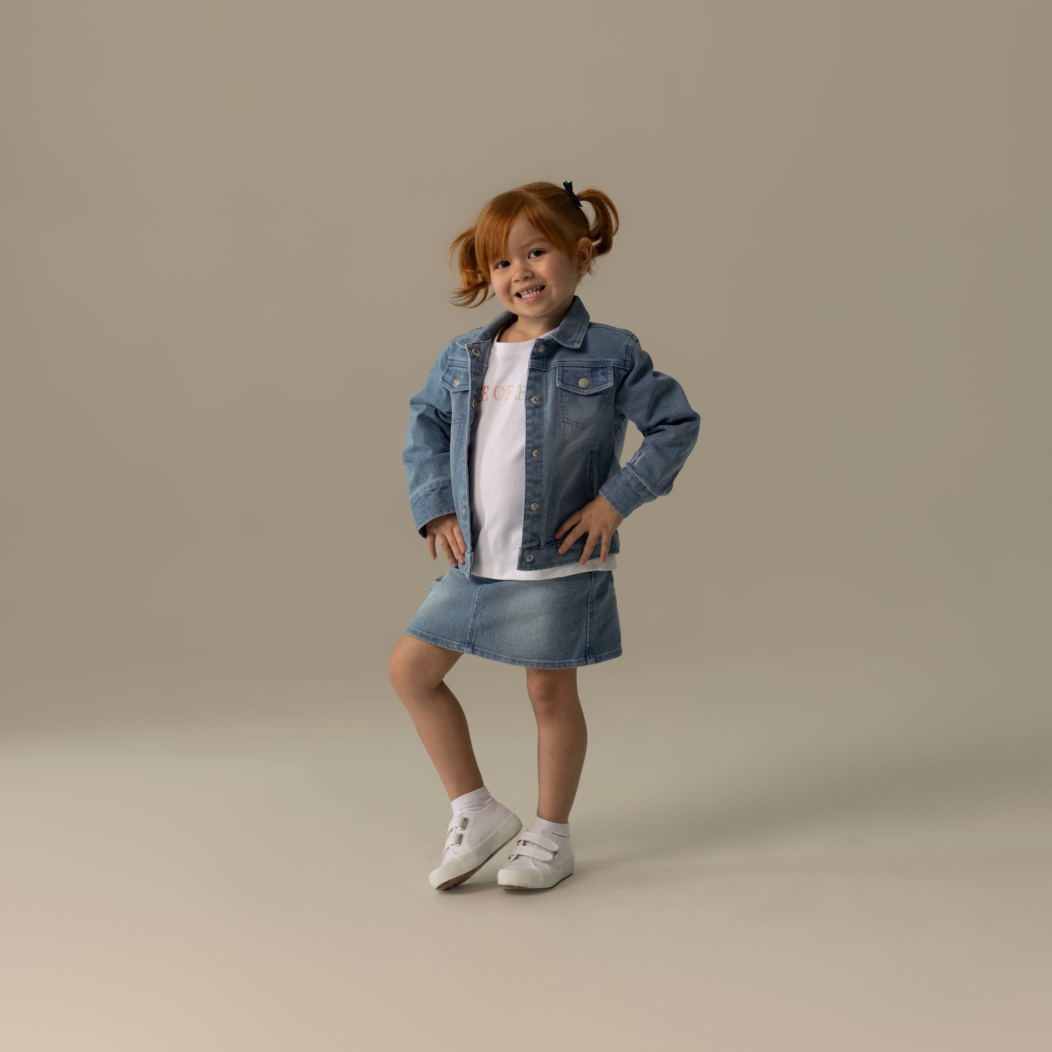 HOUSE OF BIMBI Kids Denim Skirt House of Bimbi