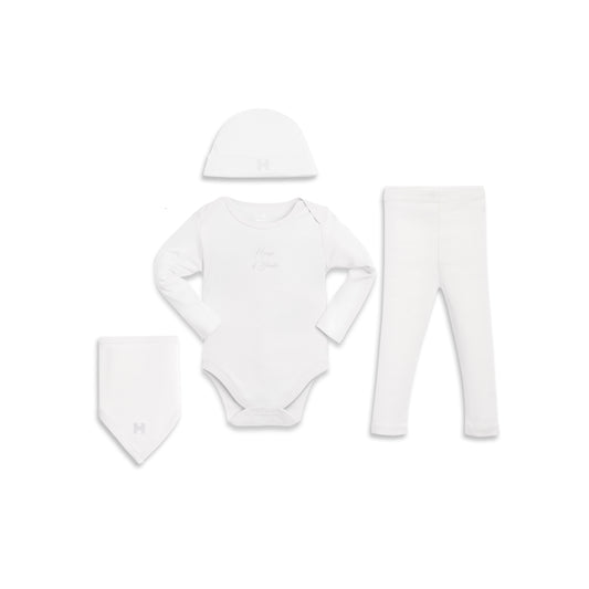 Essentials Long Sleeve Set Gift Box - White