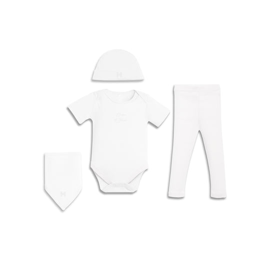 Essentials Short Sleeve Set Gift Box - White