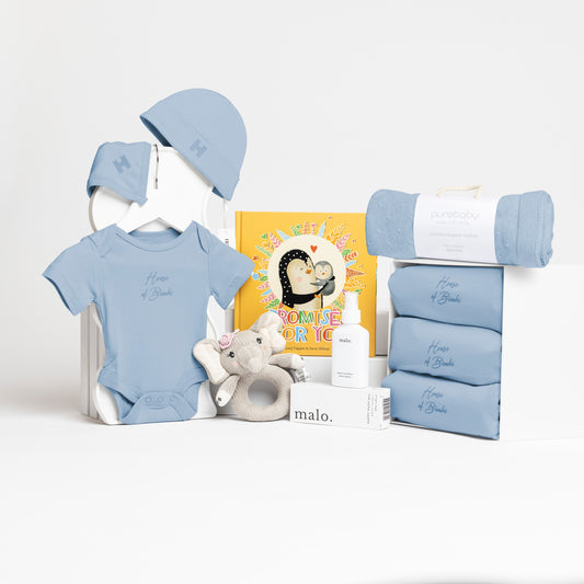 Petite Baby Shower Gift Box - Blue