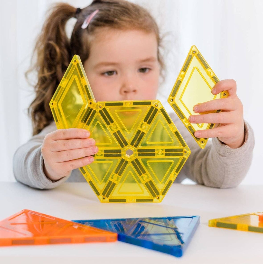 Learn & Grow Magnetic Tiles - Geometry Pack (36 piece)