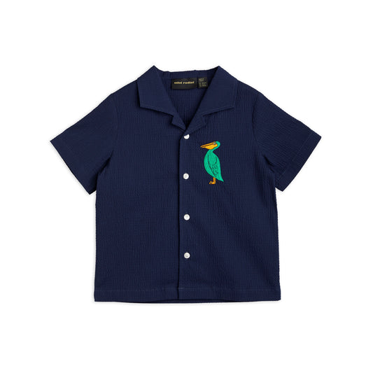 MINI RODINI - Pelican Woven T-Shirt