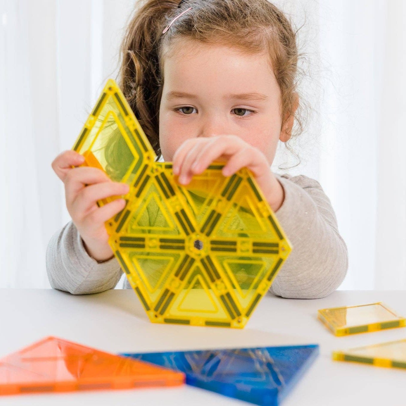 Learn & Grow Magnetic Tiles - Geometry Pack (36 piece)