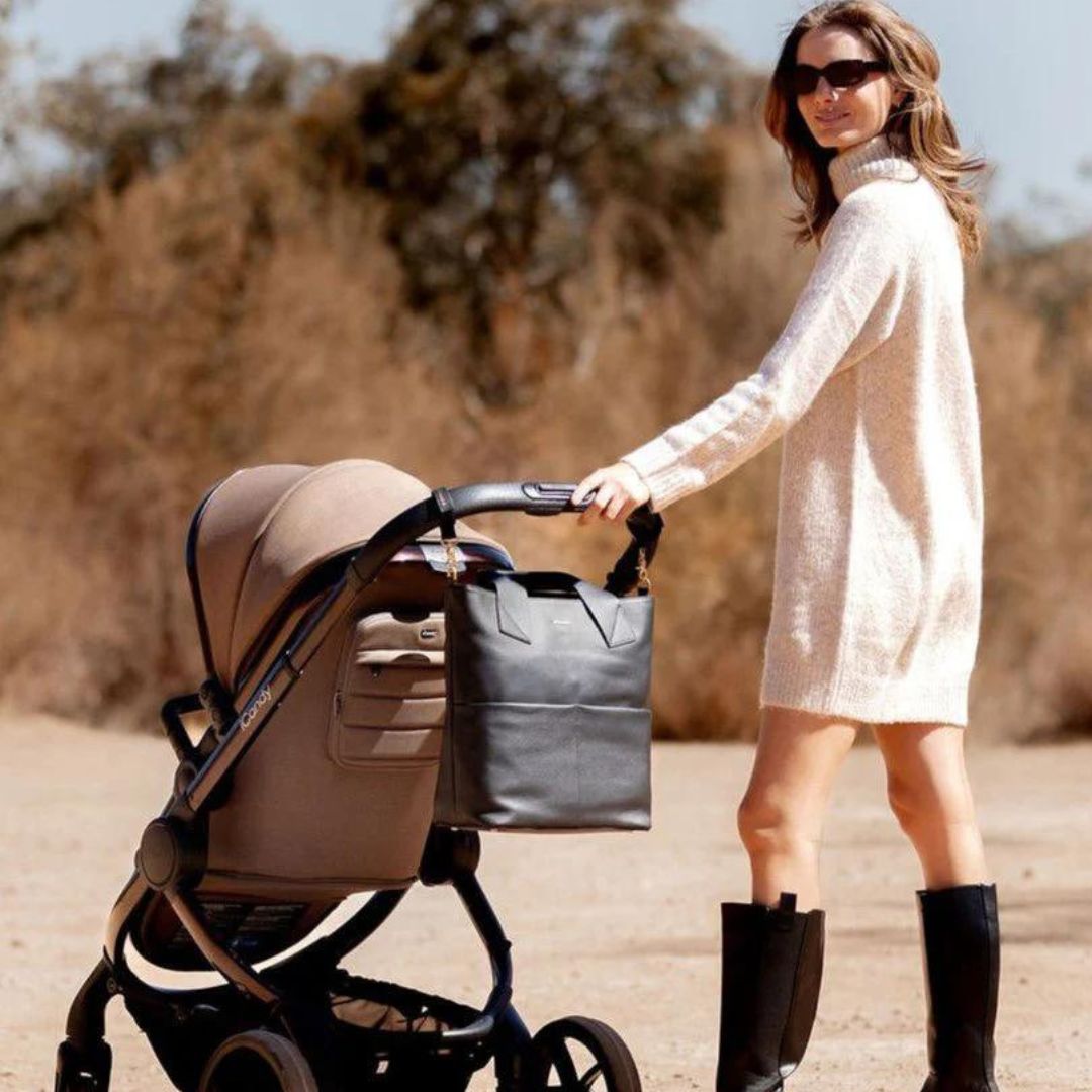 large stylish pram bag