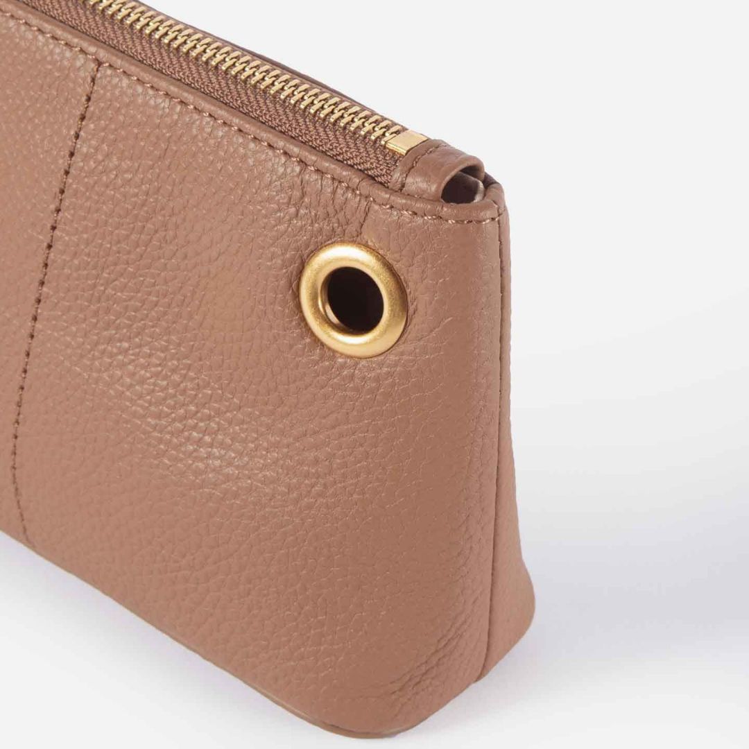 trendy leather iPhone pouch