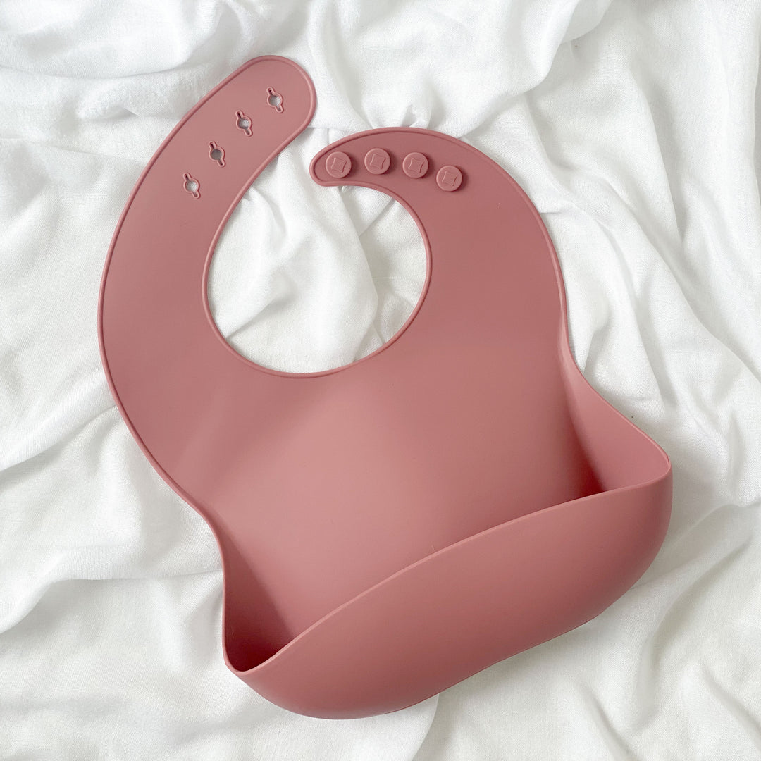 Baby Girl Silicone Bib non-toxic