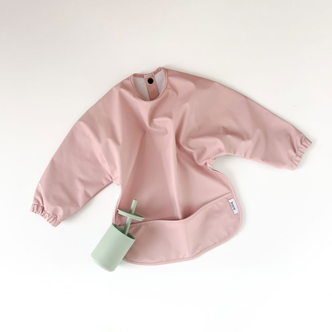 pastel colours long sleeve bib