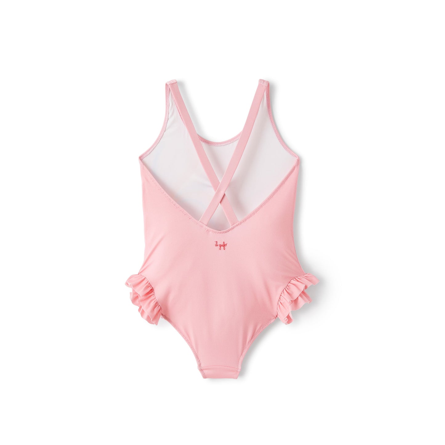 IL GUFO - Girls Fish Appliqué Swimsuit back