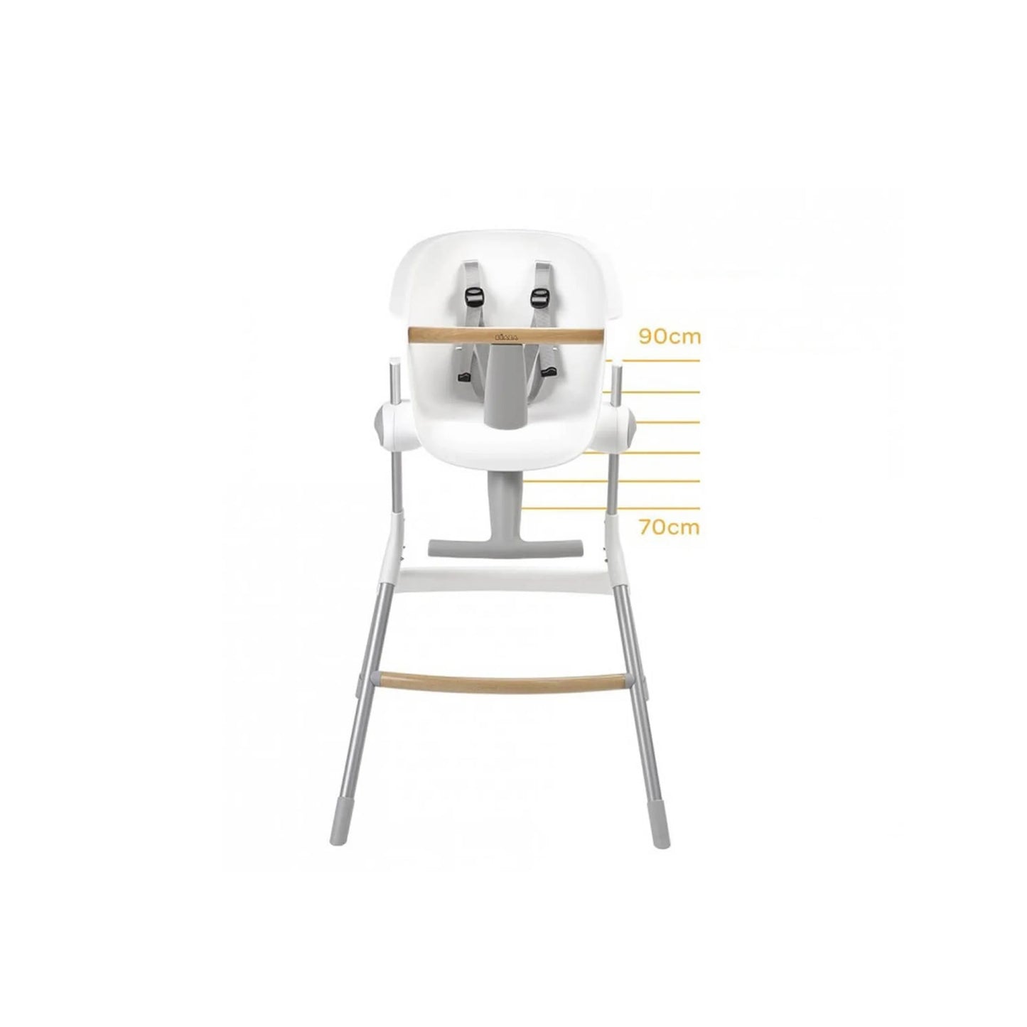 Adjustable modern style high chair 