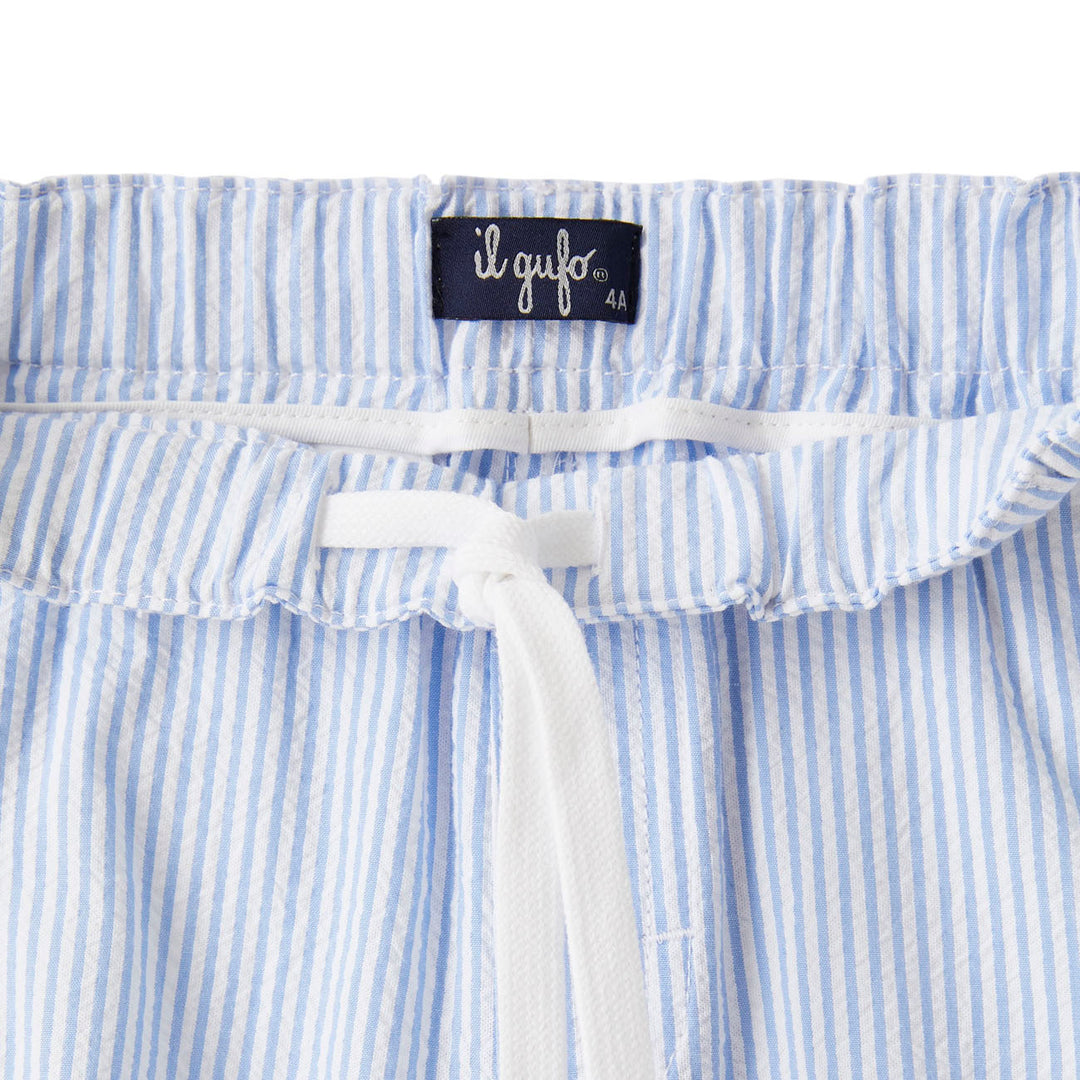 IL GUFO - Bermuda Shorts Stripes closeup