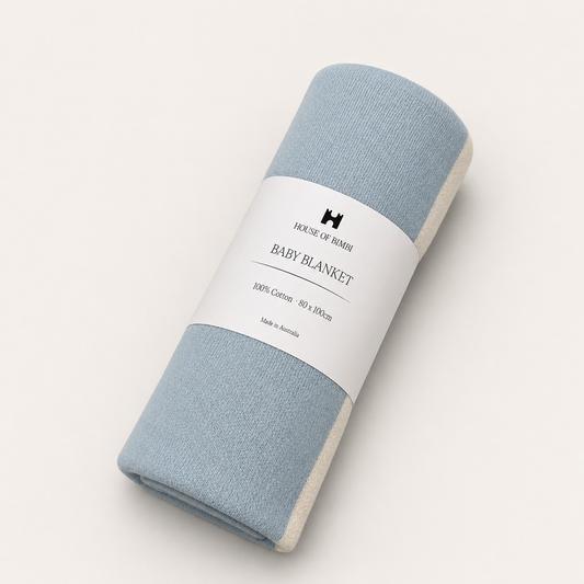 HOUSE OF BIMBI - 100% Cotton Baby Blanket