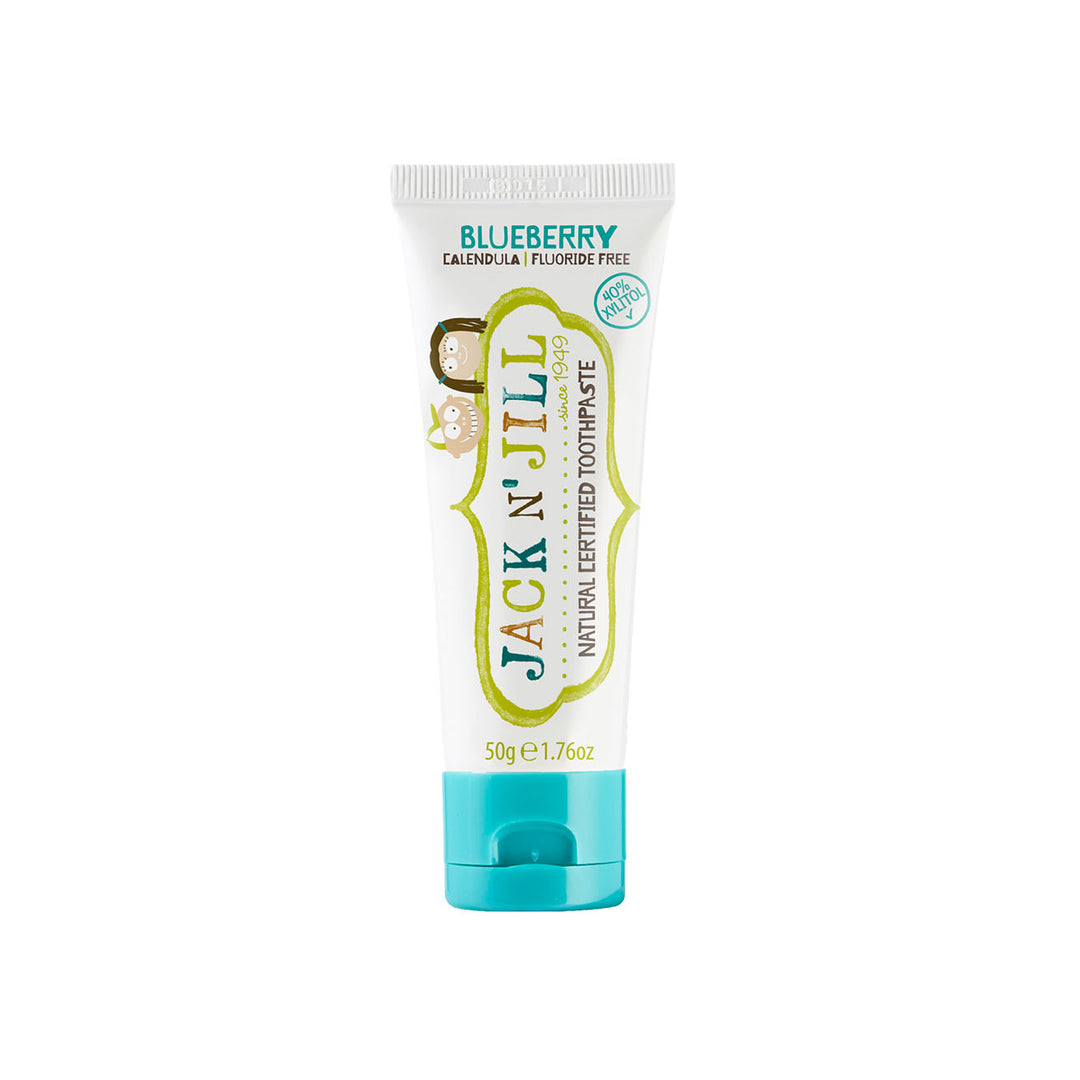 Blueberry Jack N' Jill Natural Toothpaste Front