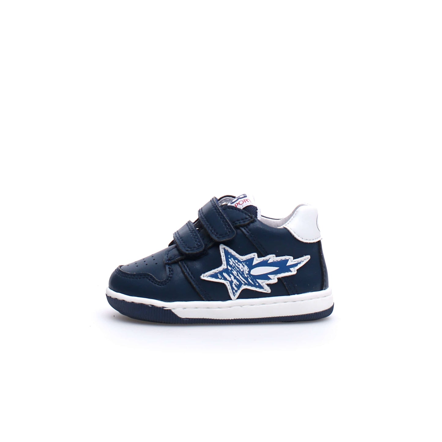 FALCOTTO - Frankie Boys Navy & White Star Sneaker
