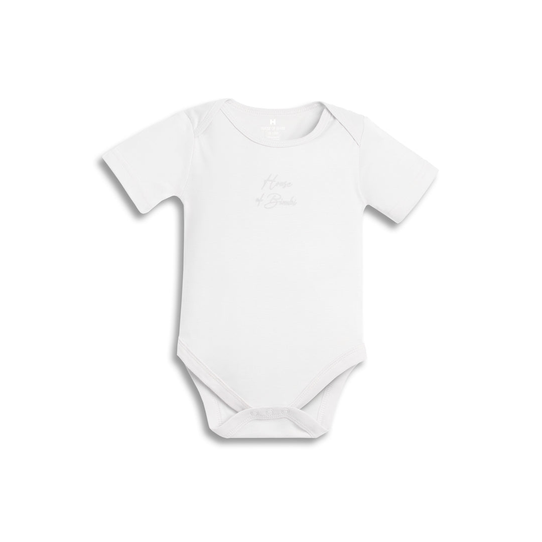 House of Bimbi - White Bodysuit for baby