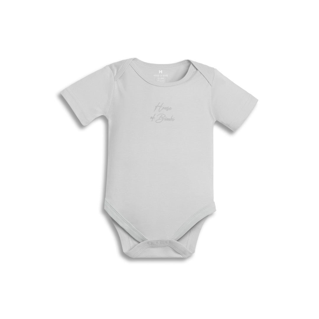 House of Bimbi - Baby Grey Bodysuit