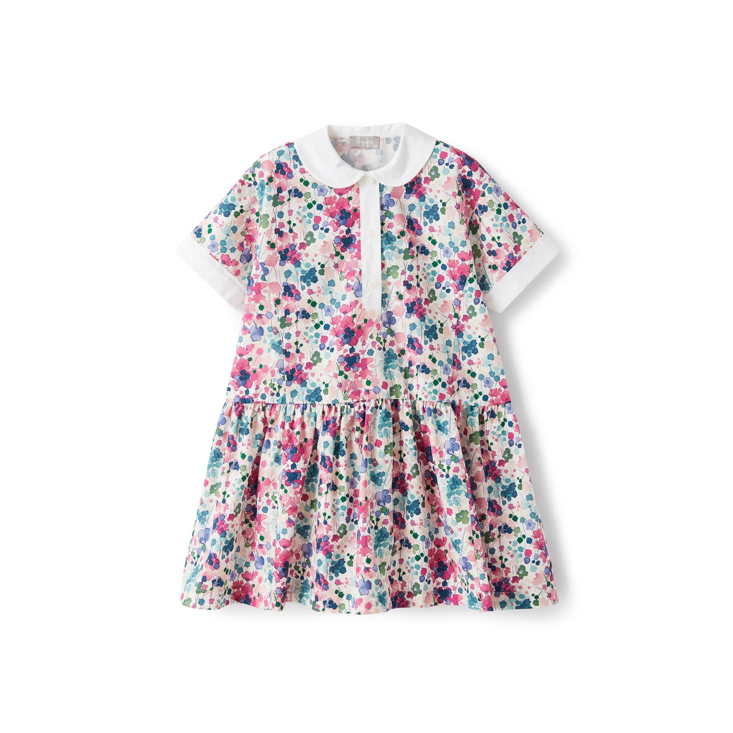 Pink girls dress floral