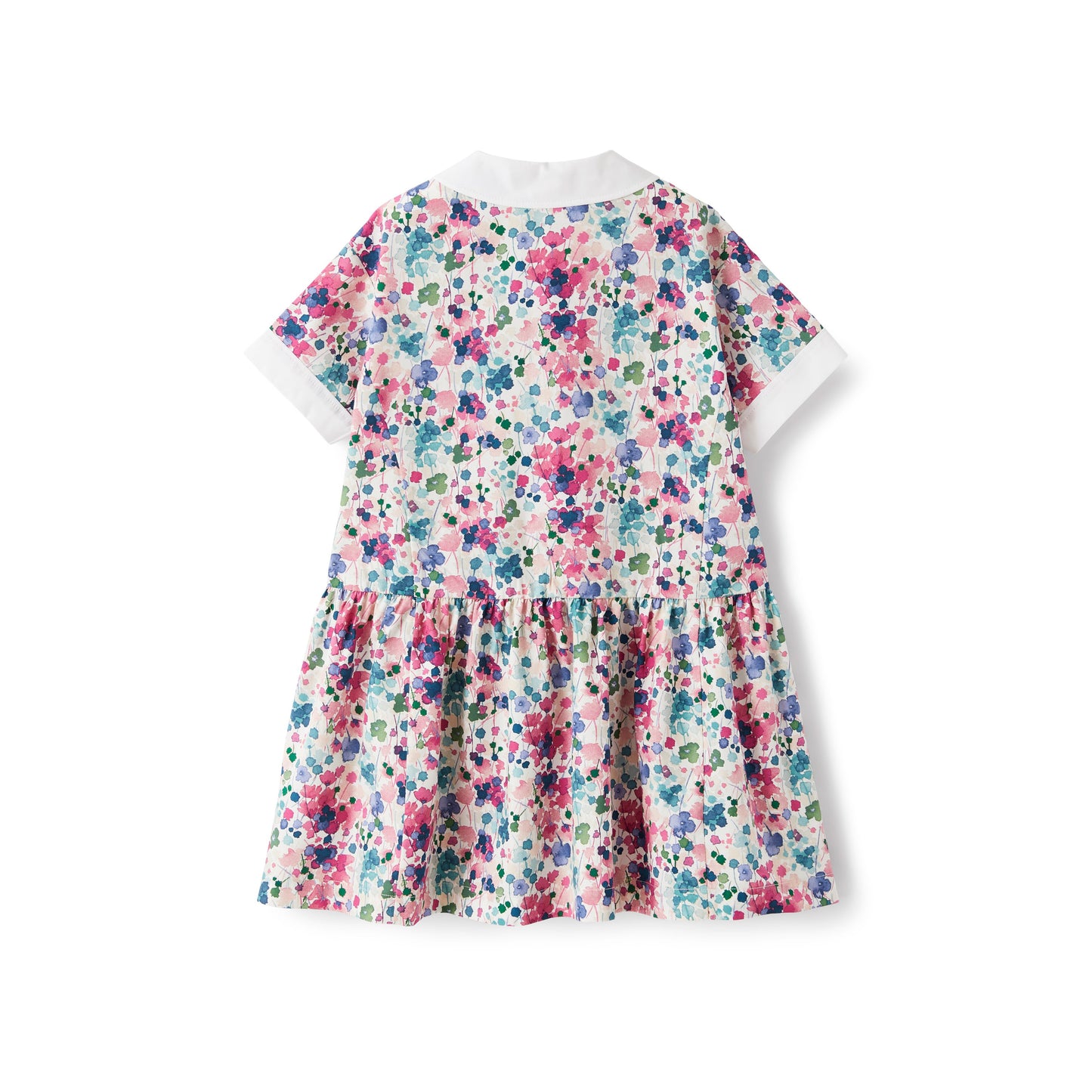 pink floral girls dress