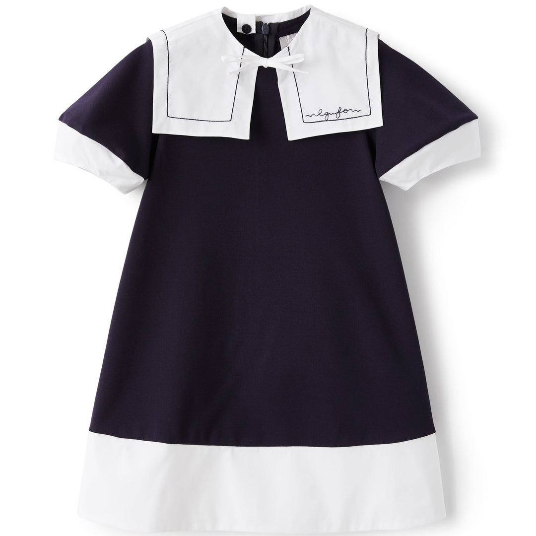 Girls blue sailor dress