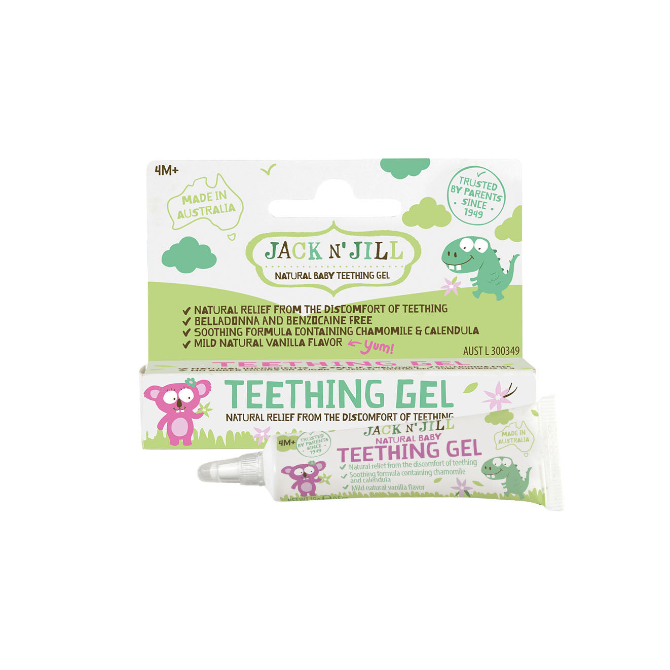 Baby teething gel natural