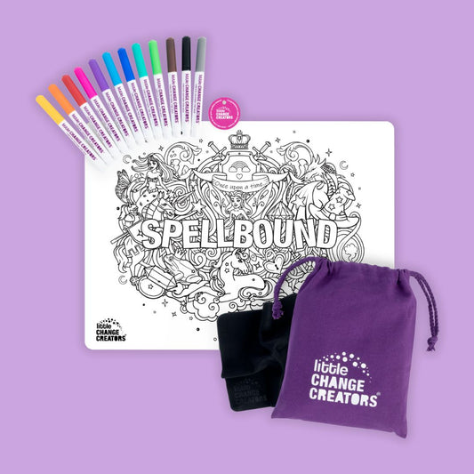 LITTLE CHANGE CREATORS - SPELLBOUND Re-FUN-able Chilldren's Colouring Set