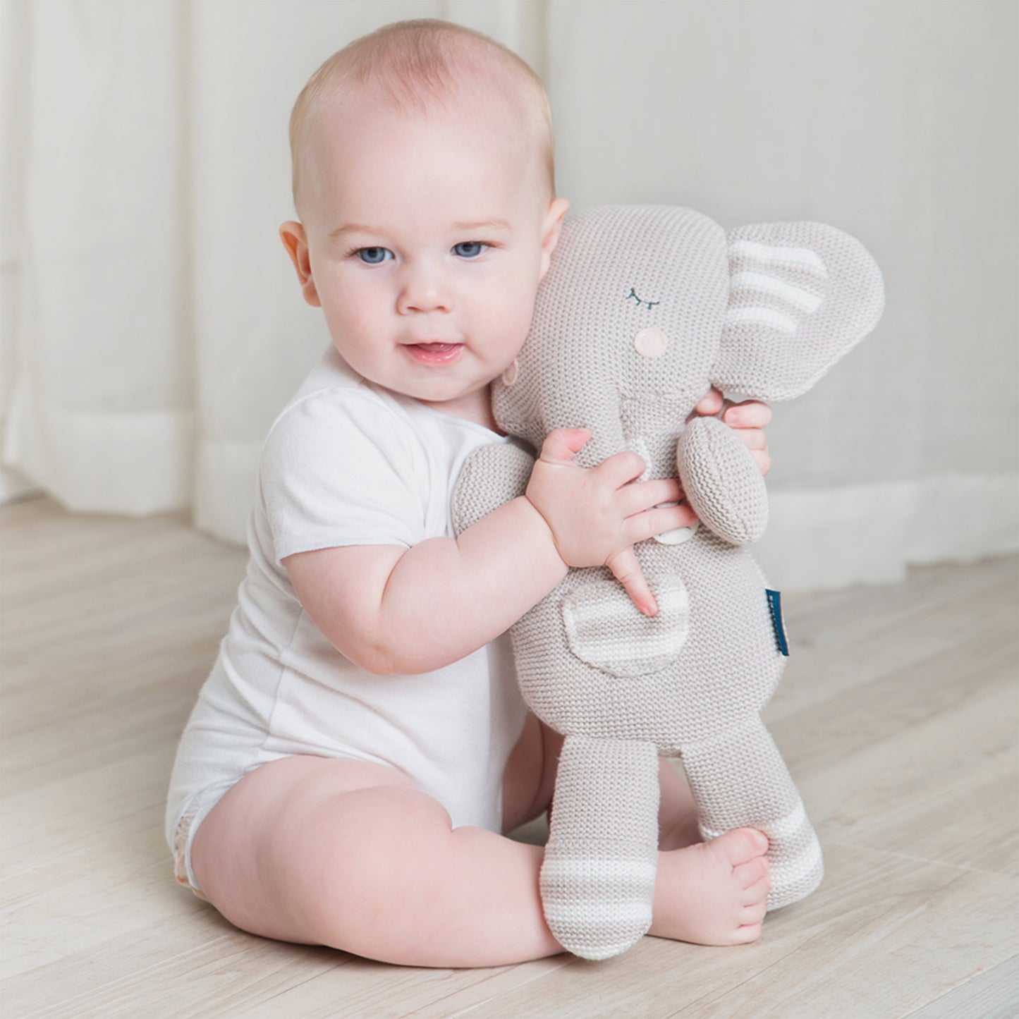 Ella The Elephant Knitted Toy