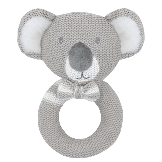 Koala Knitted Rattle for baby