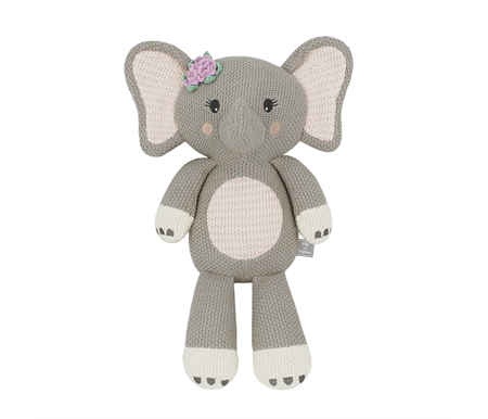 LIVING TEXTILES - Ella The Elephant Knitted Toy