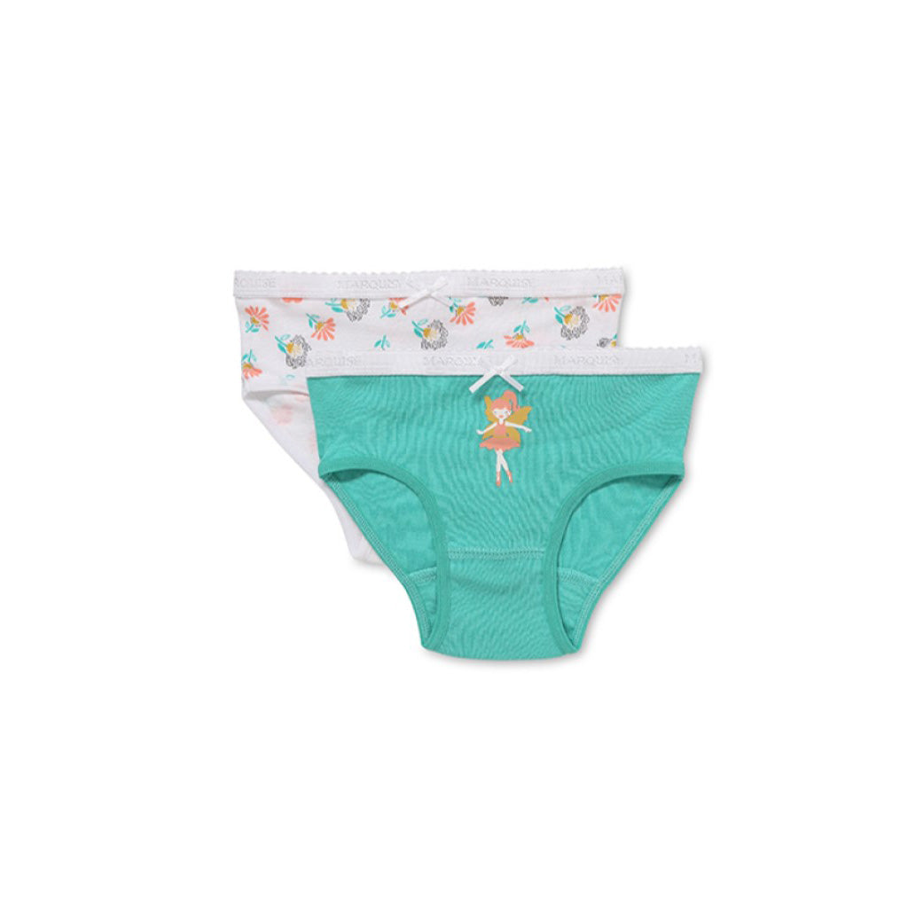 Fairy Girls 2 Pack Underwear