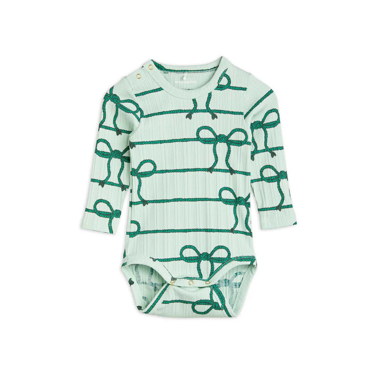 MINI RODINI - Rope Baby Bodysuit