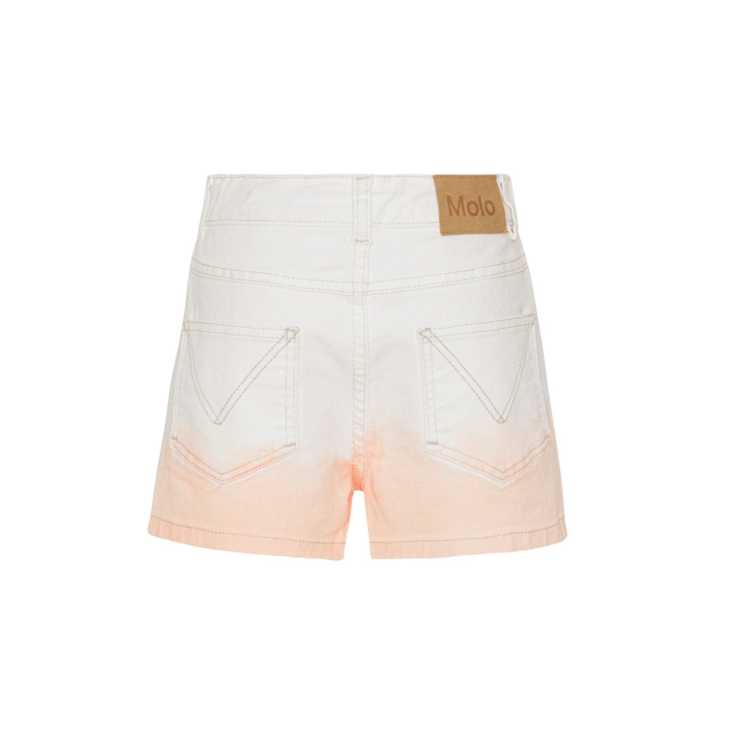 MOLO - Alisha - White & Pink Tie Dye Shorts