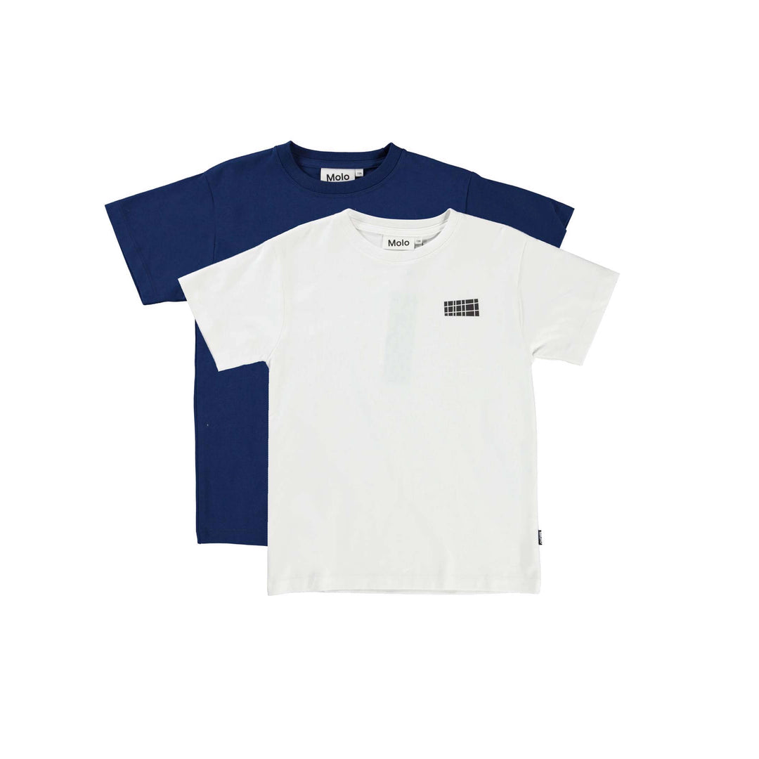 MOLO - Boys 2 Pack Tops in Navy and White