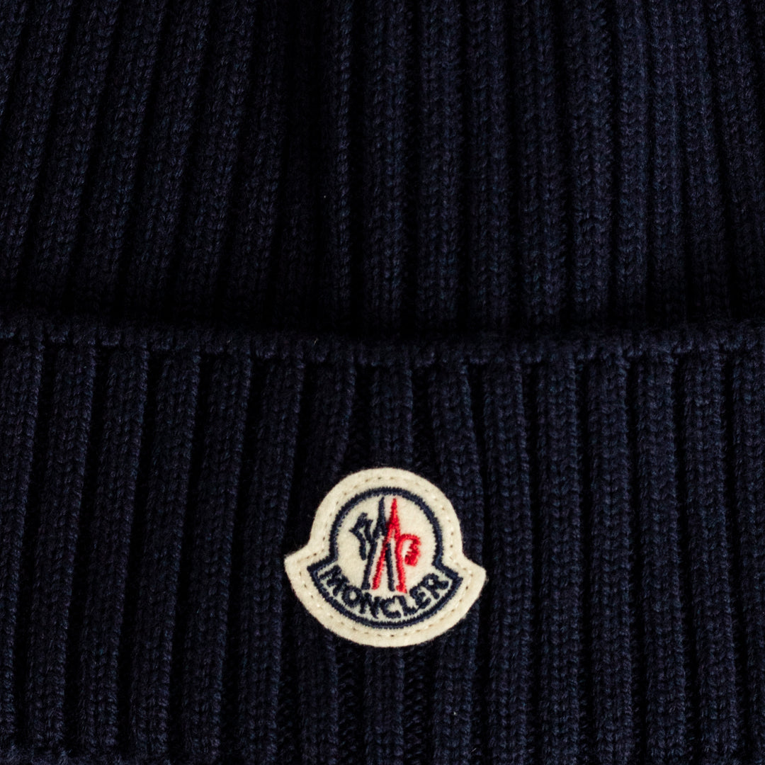 Moncler - Navy Child Beanie