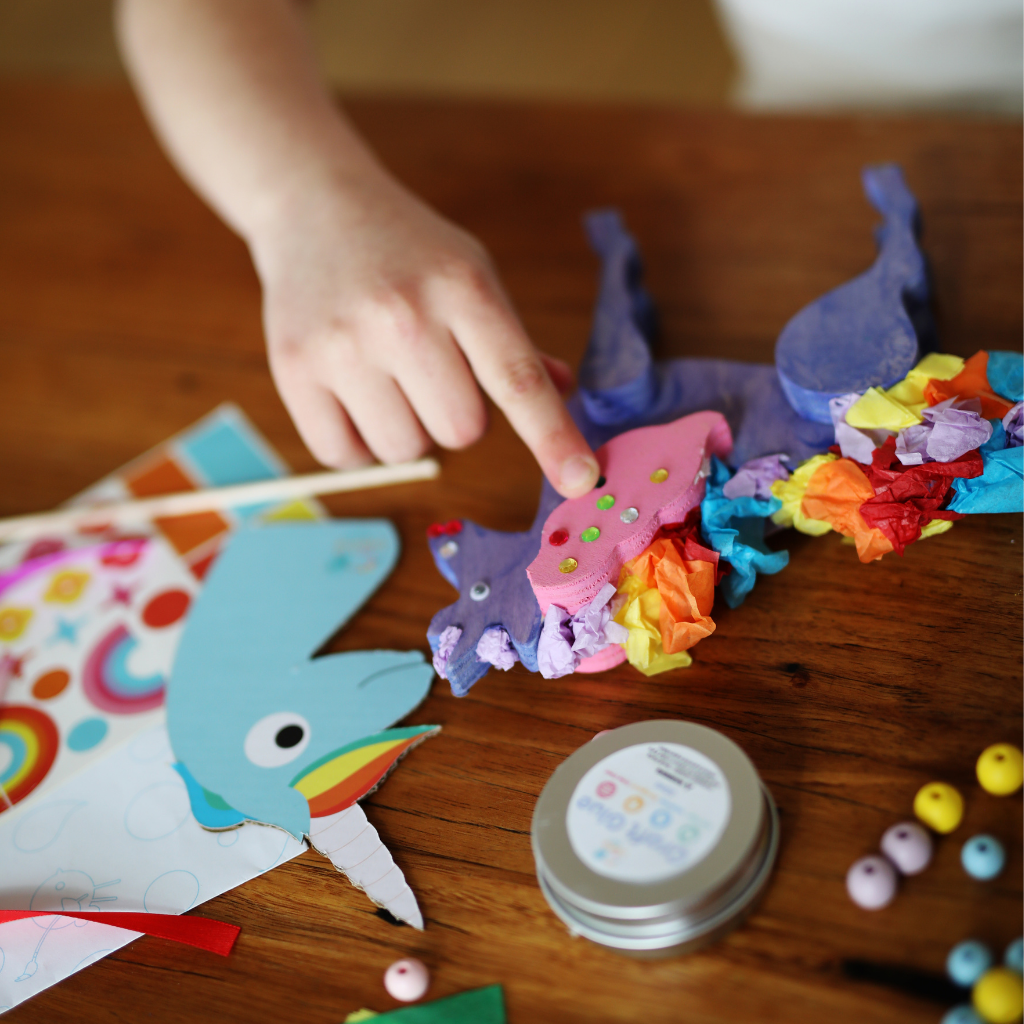 Details on unicorn activity box